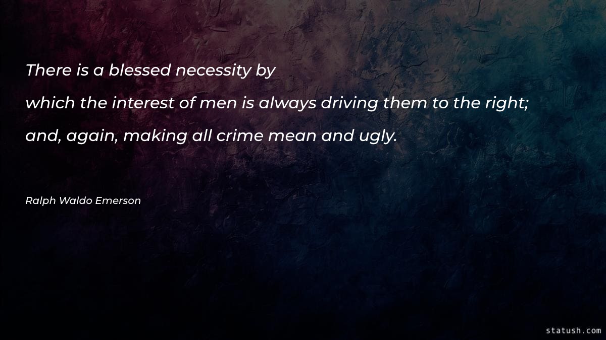 There is a blessed necessity Motivational Quotes at statush.com