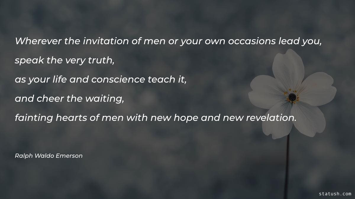 Wherever the invitation of men Motivational Quotes at statush.com