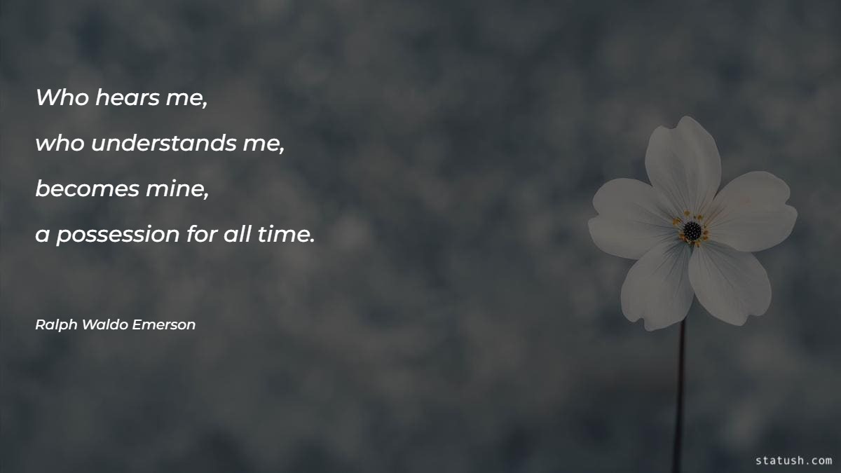 Who hears me - Motivational Quotes at statush.com