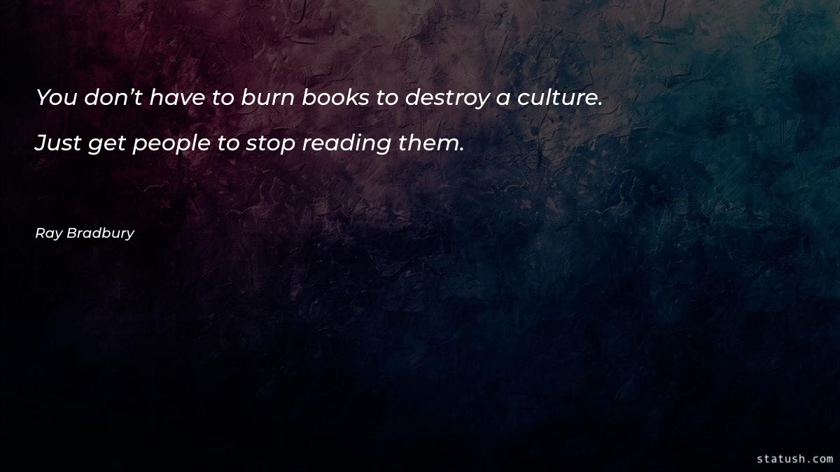 You don’t have to burn