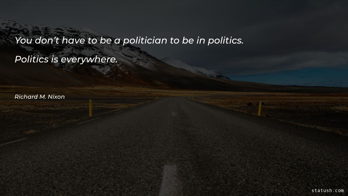 You don’t have to be