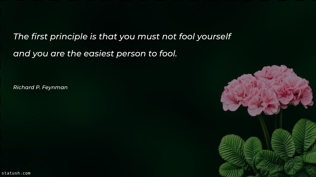 The first principle is that Motivational Quotes at statush.com