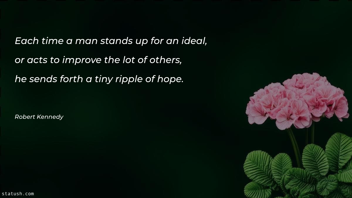 Each time a man stands