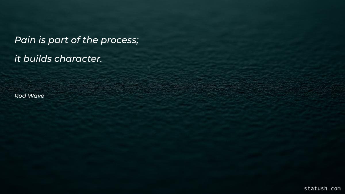 Pain is part of the - Money & Success Quotes at statush.com