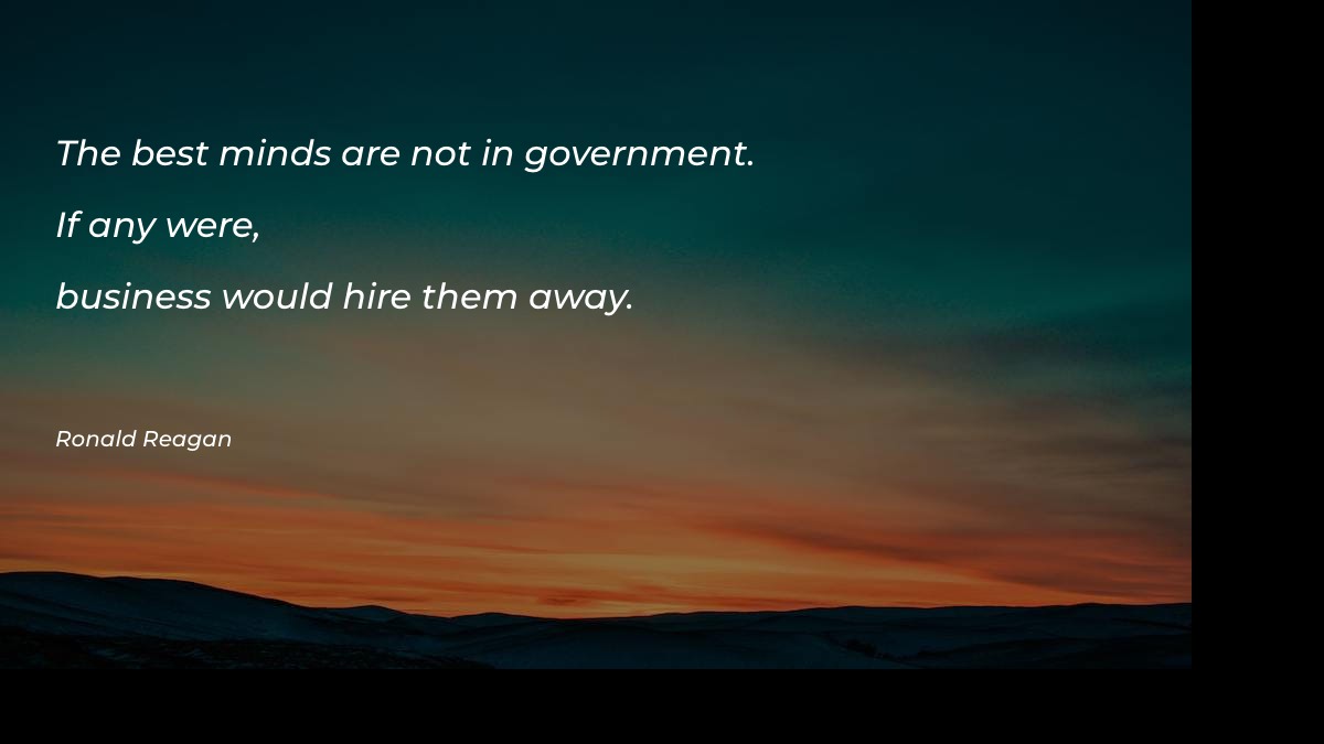 The best minds are not