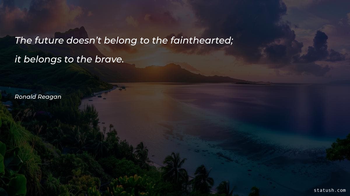 The future doesn’t belong to - Memorial Day Quotes at statush.com