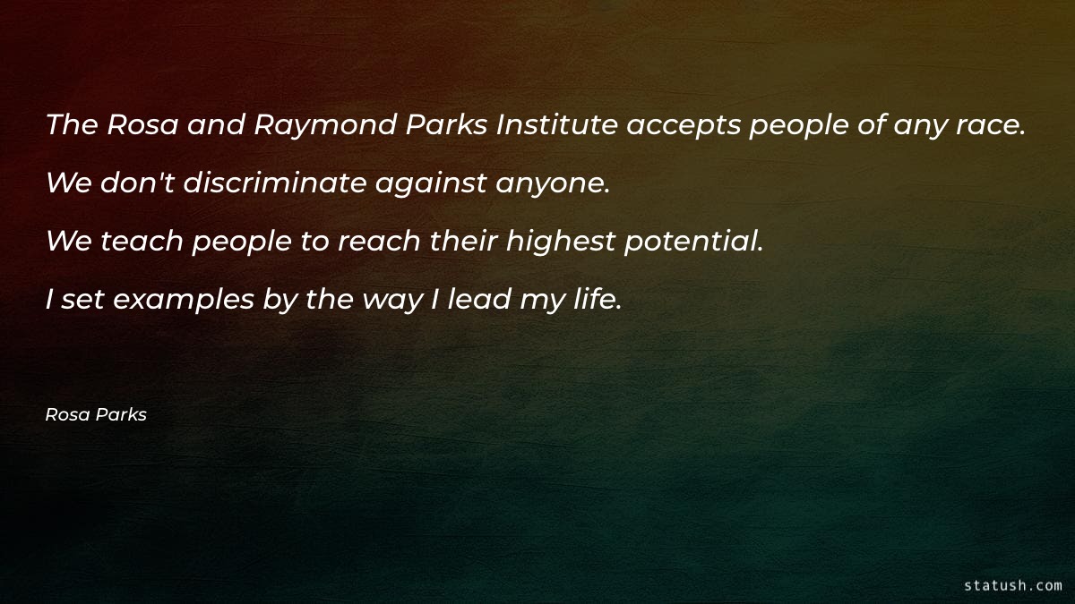 The Rosa and Raymond Parks