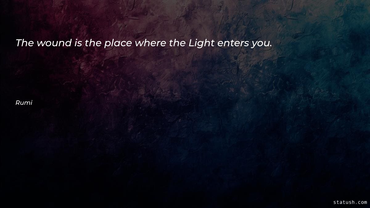 The wound is the place