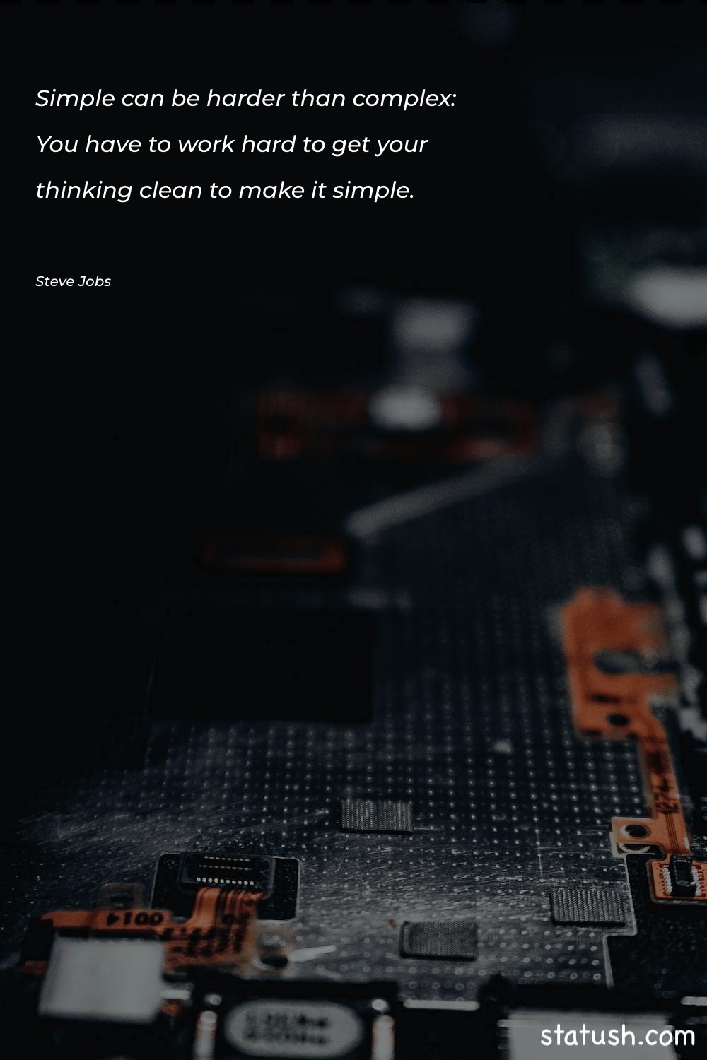 Simple can be harder than