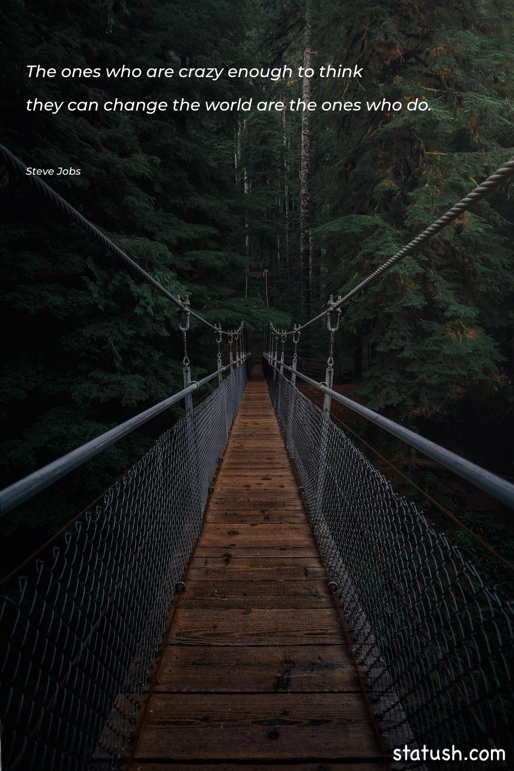 The ones who are crazy Motivational Quotes at statush.com