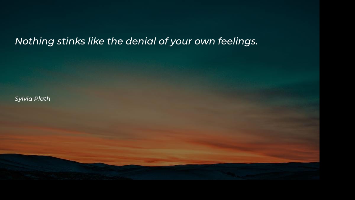 Nothing stinks like the denial - Motivational Quotes at statush.com