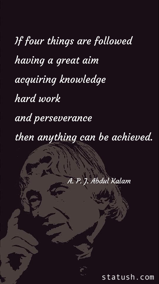 then anything can be achieved - Success Quotes at statush.com