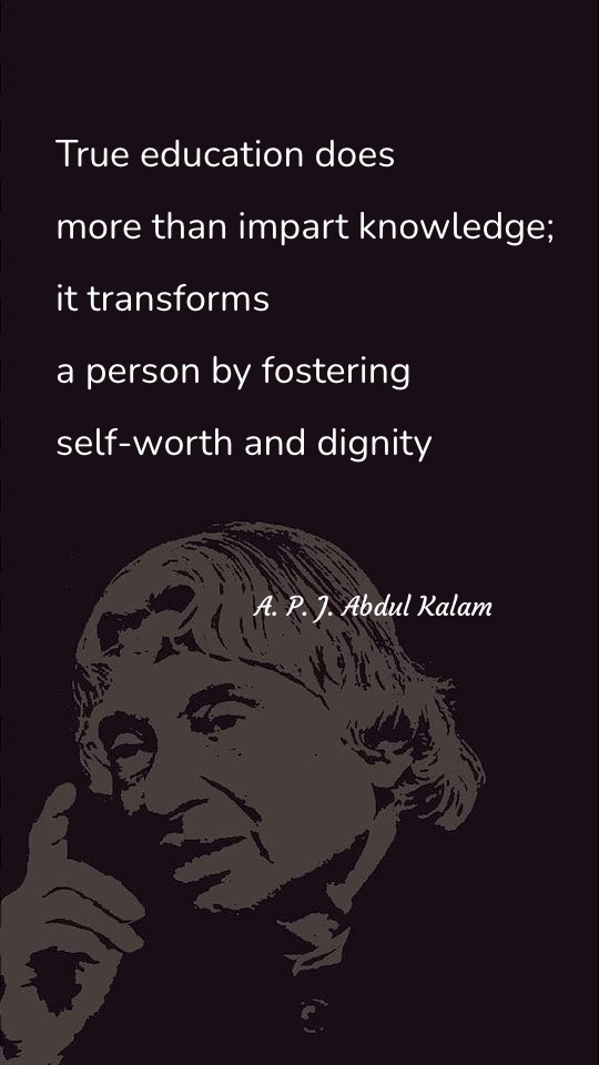 True education enhances the dignity Education Quotes at statush.com