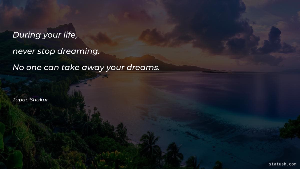 During your life, never stop Motivational Quotes at statush.com