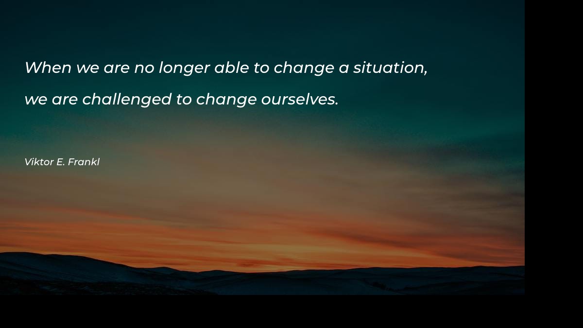 When we are no longer