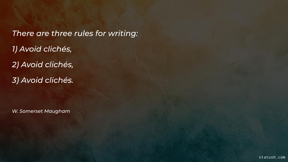 There are three rules for