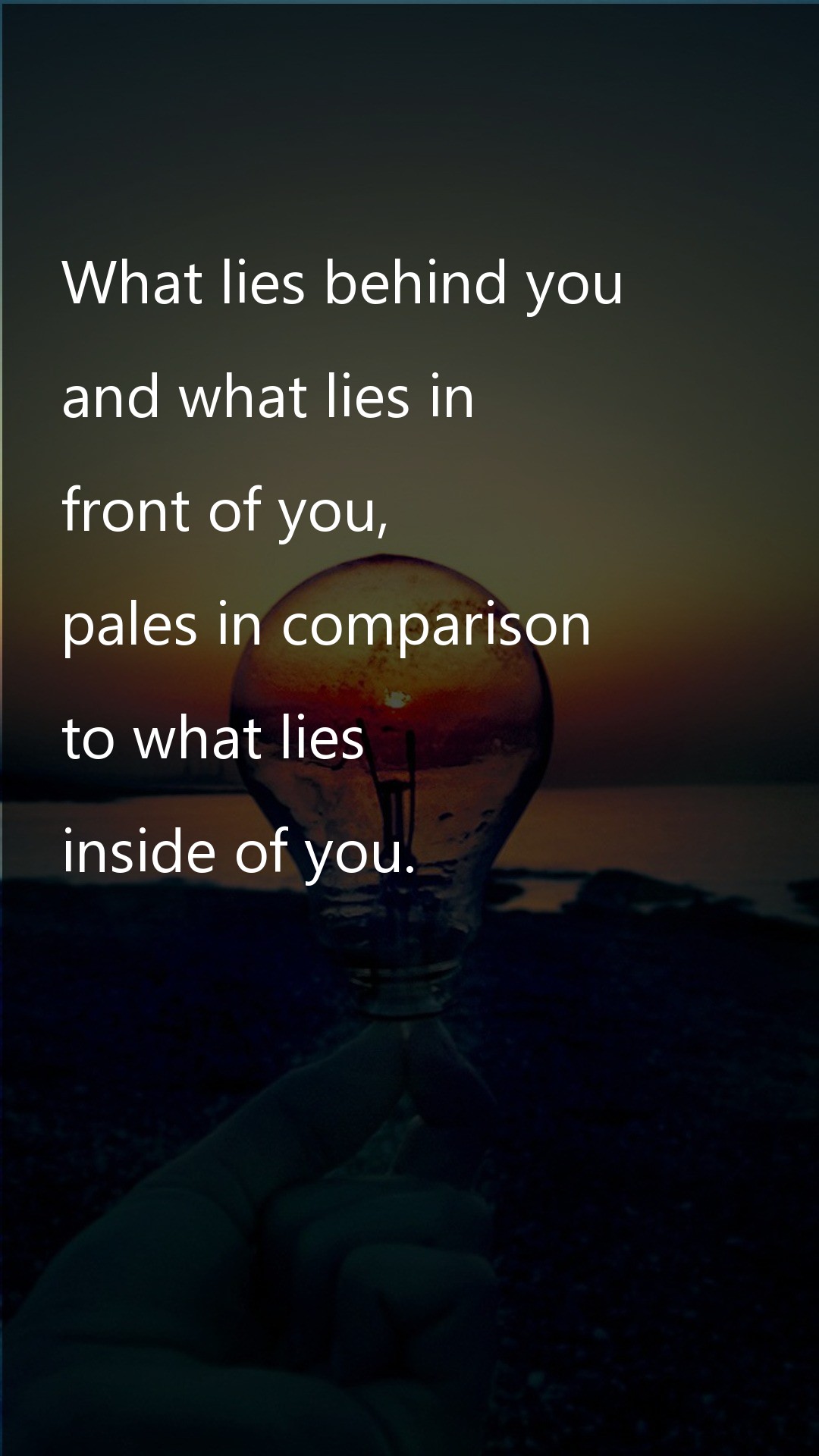 What lies behind you - Inspiration Quotes at statush.com