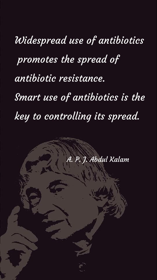 Widespread use of antibiotics - Amazing Quotes at statush.com