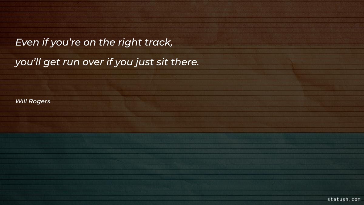 Even if you’re on the